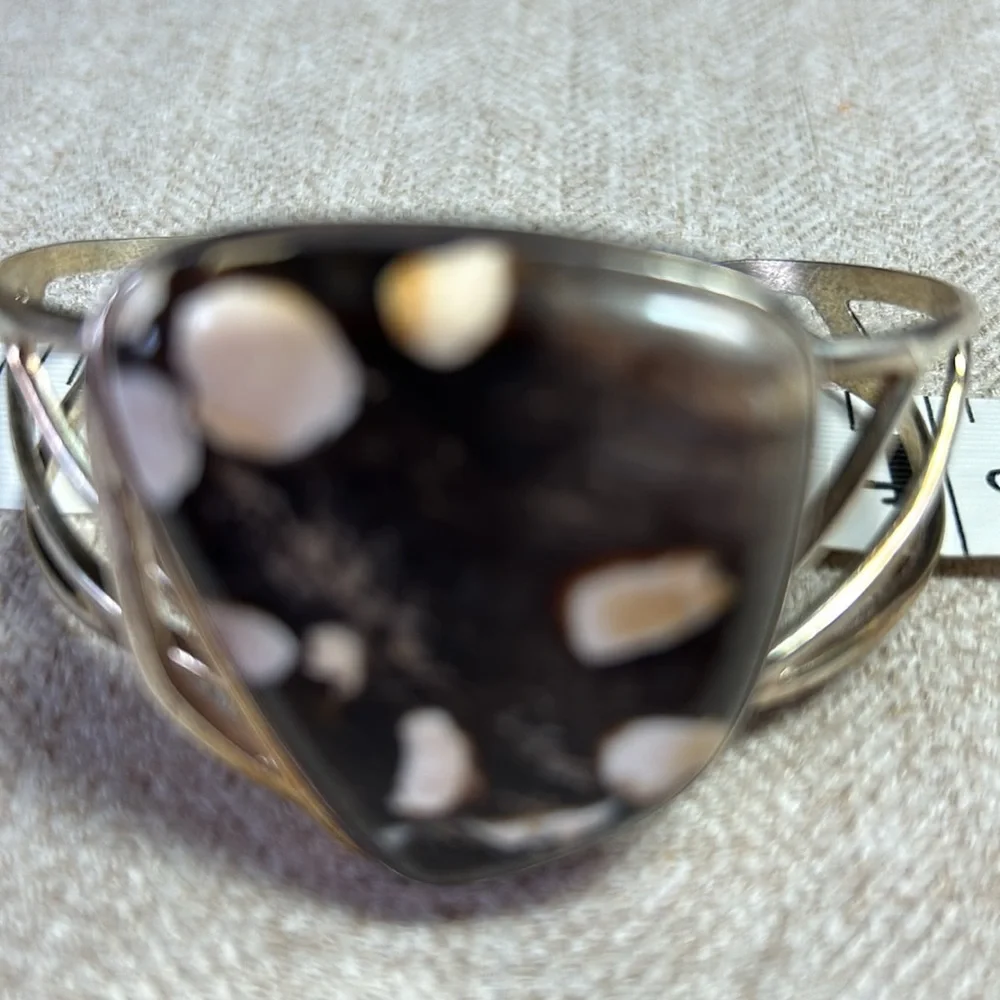 Jay King peanut wood braclet - Picture 2 of 5